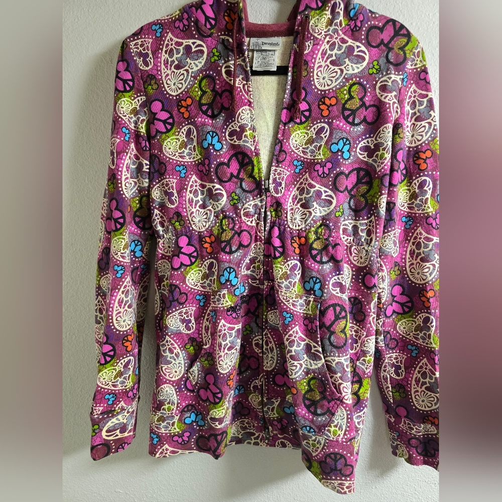 Tie Dye Peace Mickey Disneyland Parks Sweater - Picture 3 of 6